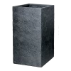 Plantenbak Arizona Cubihi - L28 X B28 X H60cm - Donkergrijs