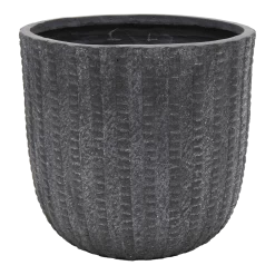 Bloempot Arkansas Egg - D45 X H43cm - Donkergrijs