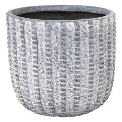 Bloempot Arkansas Egg Washed - D55 X H51cm - Lichtgrijs