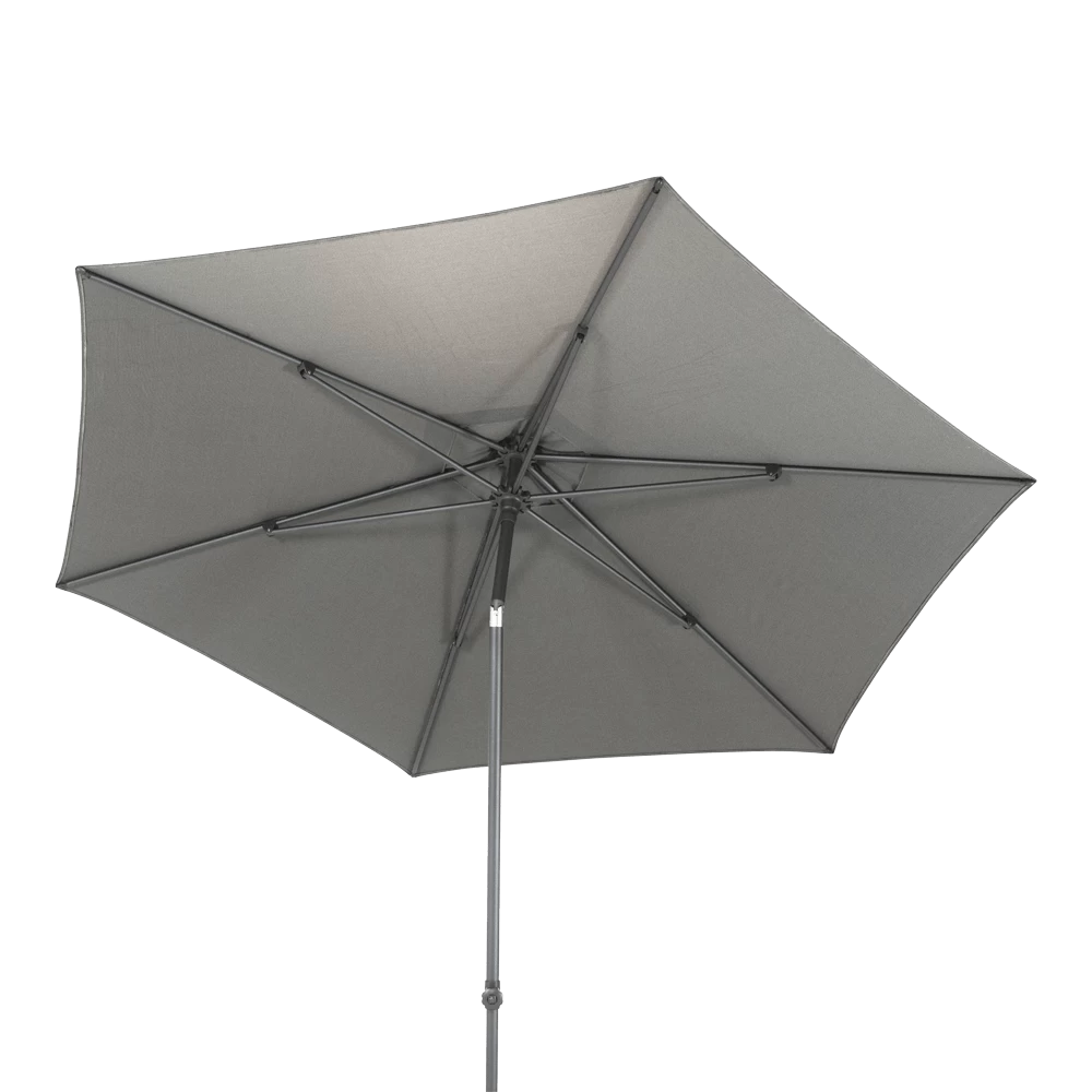 Azzurro Stokparasol 300 Cm U00d8 - Mid Grey 2 Azzurro Stokparasol 300 Cm U00d8 - Mid Grey - Afbeelding 2