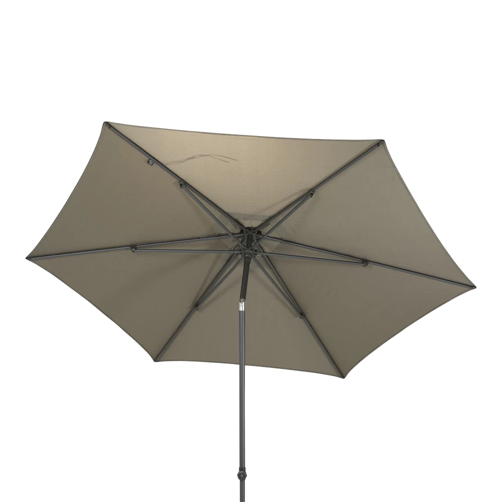 Azzurro Stokparasol 300 Cm U00d8 - Taupe 2 Azzurro Stokparasol 300 Cm U00d8 - Taupe - Afbeelding 2