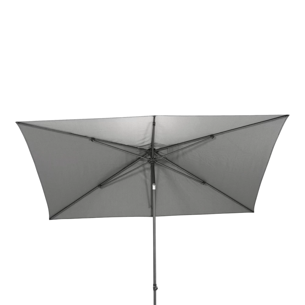 Azzzurro Stokparasol 200 X 300 Cm - Mid Grey 2 Azzzurro Stokparasol 200 X 300 Cm - Mid Grey - Afbeelding 2