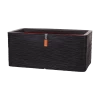 Capi Plantenbak Rechthoek Nature Rib NL - L73 X B39 X H32cm - Zwart