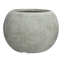 Bloempot Ella - D55 X H38cm - Lichtgrijs