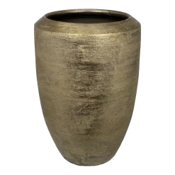 Bloempot Kos Hoog - D32 X H60cm - Goud