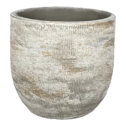 Bloempot Miami - D19 X H17cm - Grijs