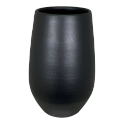 Bloempot Petra Hoog - D23 X H35cm - Mat Zwart