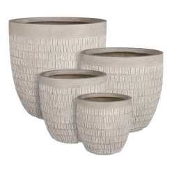 Bloempot Tallinn - D44,5 X H44cm - Taupe