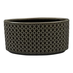 Bloempot Thies Ovaal - L26 X B12 X H13cm - Shiny Purple