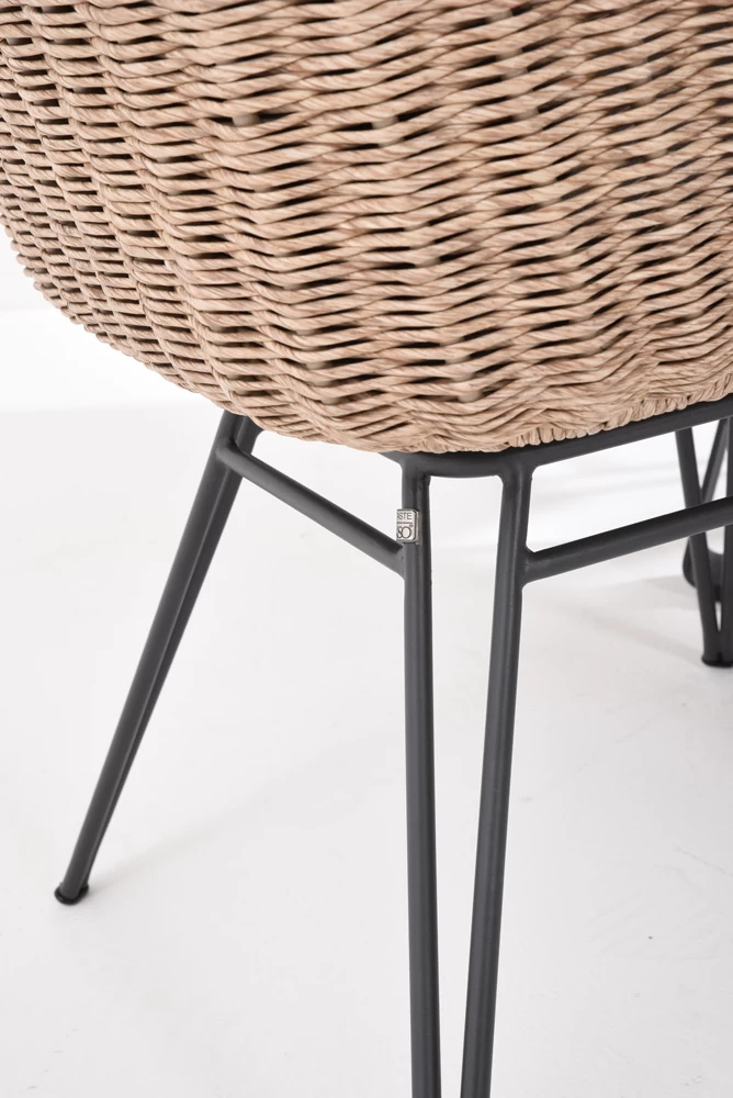 Bohemian Dining Stoel - Naturel - Incl. Kussens 5 Bohemian Dining Stoel - Naturel - Incl. Kussens - Afbeelding 5