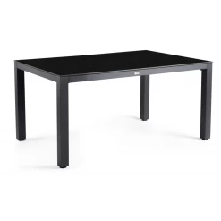 Briga Dining Tafel Trespa Top Graphite - 180 X 100 Cm - Charcoal Frame