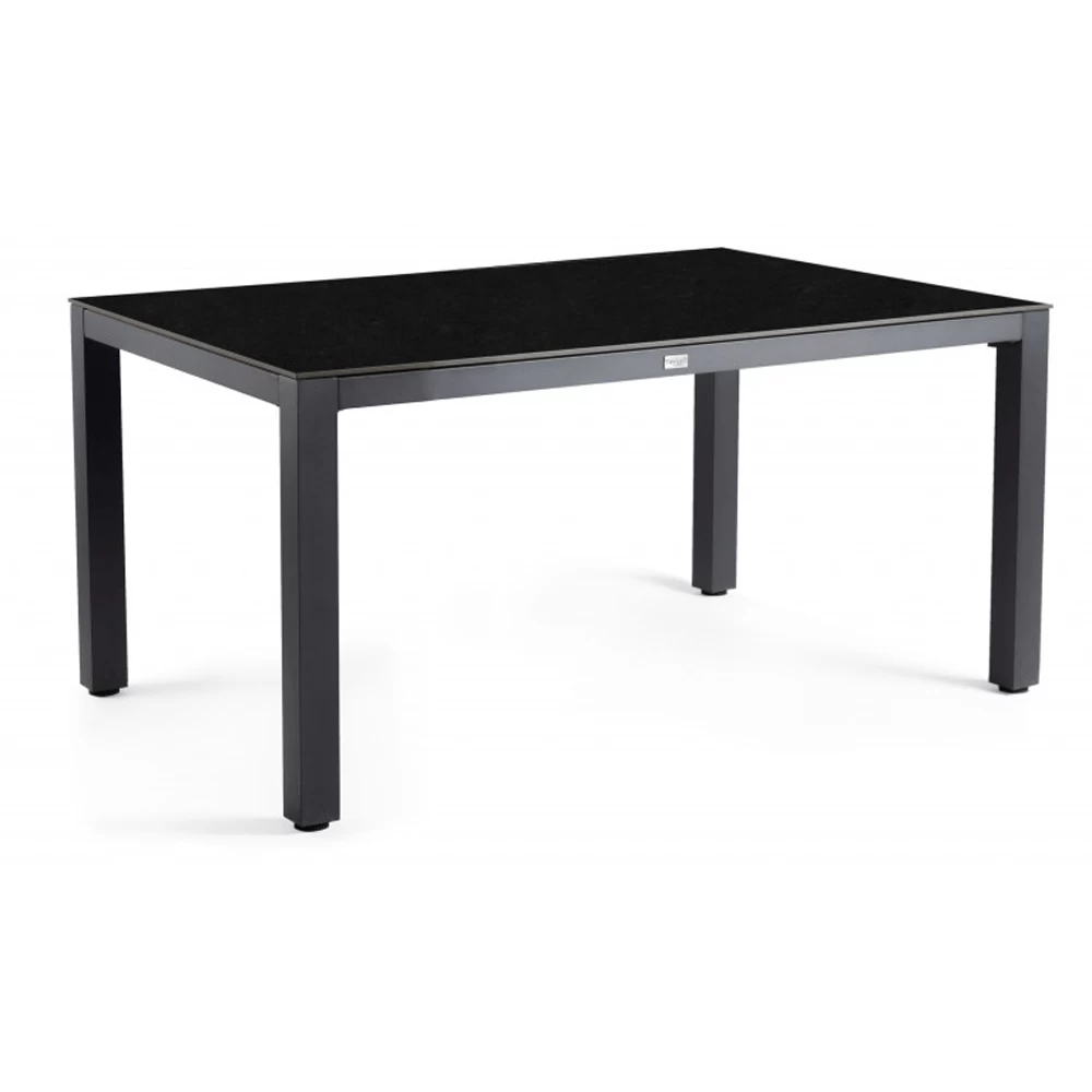 Briga Dining Tafel Trespa Top Graphite - 180 X 100 Cm - Charcoal Frame
