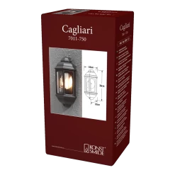 Konstsmide Cagliari 230V Wandlampr Flush 36cm, E27 Max 100W -Tuin Verkoop cagliari 230v wandlampr flush 36cm e27 max 100w netstroom 3