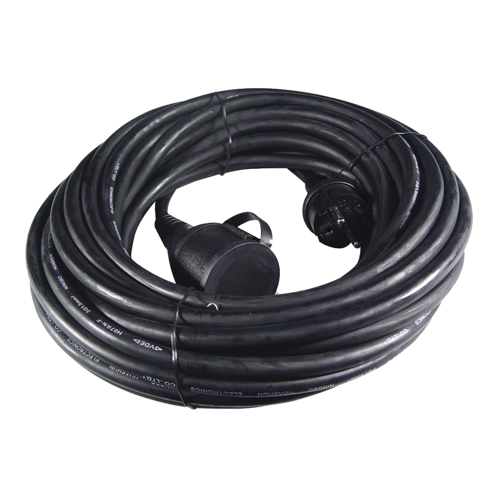 Calex Verlengkabel - Zwart - IP44 - 15m 1 Calex Verlengkabel - Zwart - IP44 - 15m