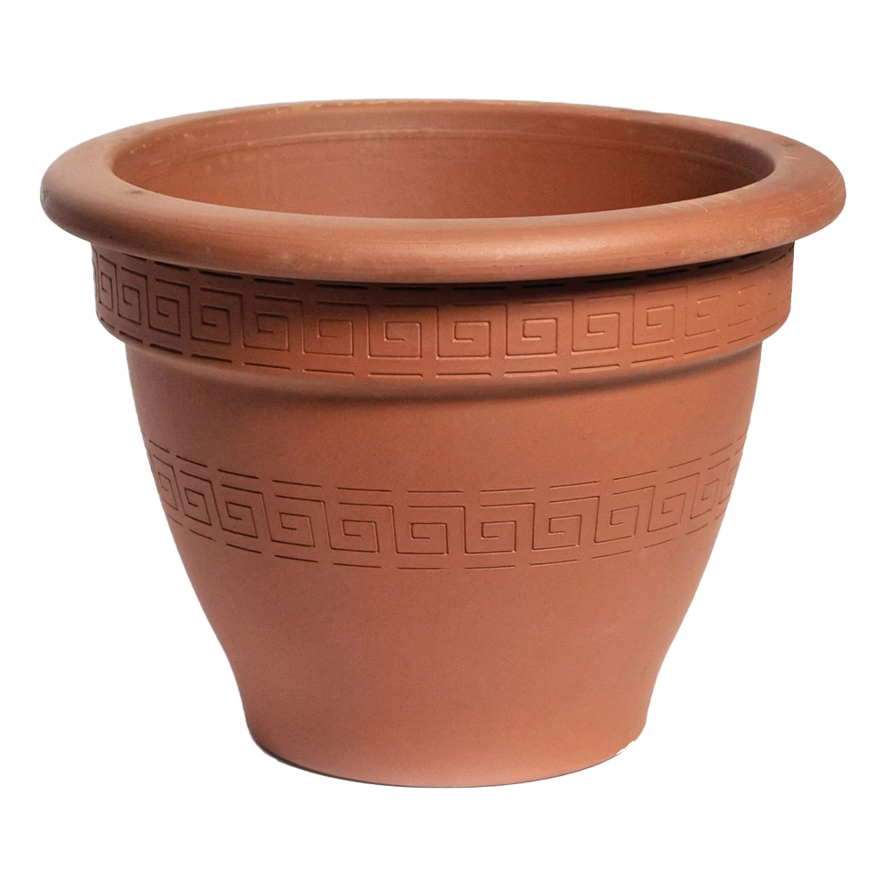 Bloempot Campana - D37 X H27cm - Oranje 1 Bloempot Campana - D37 X H27cm - Oranje