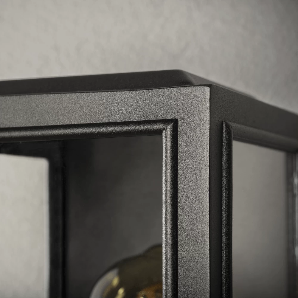 Konstsmide Carpi 230V Wandlamp Flush E27, 18x30cm, Transparant Glas, Max 60W - Afbeelding 3