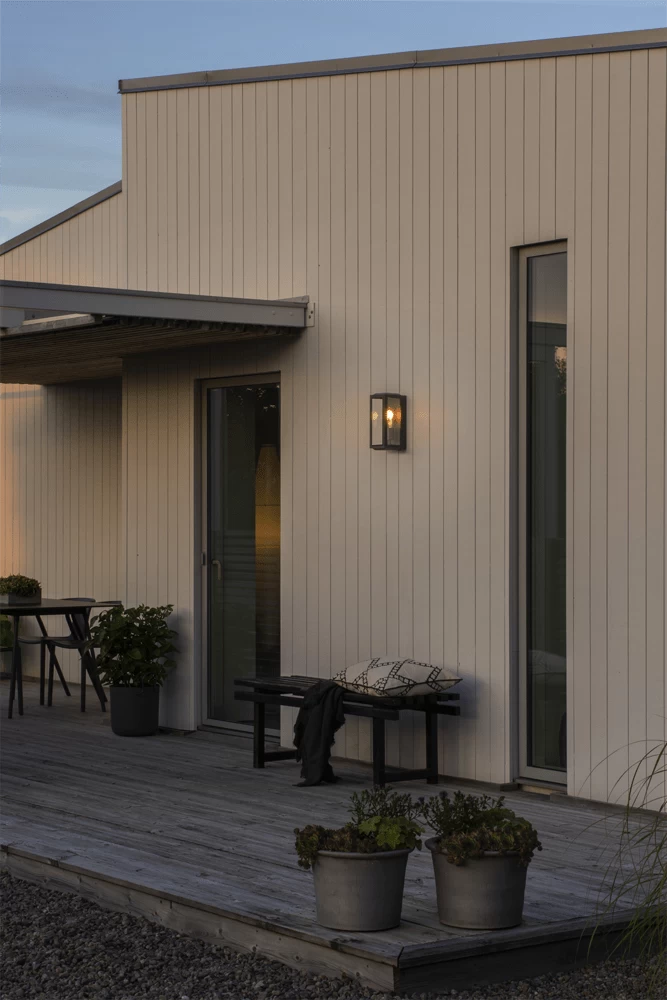 Konstsmide Carpi 230V Wandlamp Flush E27, 18x30cm, Transparant Glas, Max 60W - Afbeelding 4