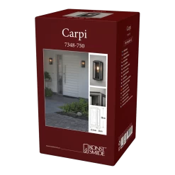 Konstsmide Carpi 230V Wandlamp Flush E27, 18x30cm, Transparant Glas, Max 60W -Tuin Verkoop carpi 230v wandlamp flush e27 18x30cm transparant glas max 60w netstroom 6