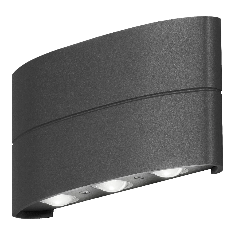 Konstsmide Chieri PowerLED 230V Wandlamp Flush Double Three LED, 6x 1.33W - Afbeelding 3