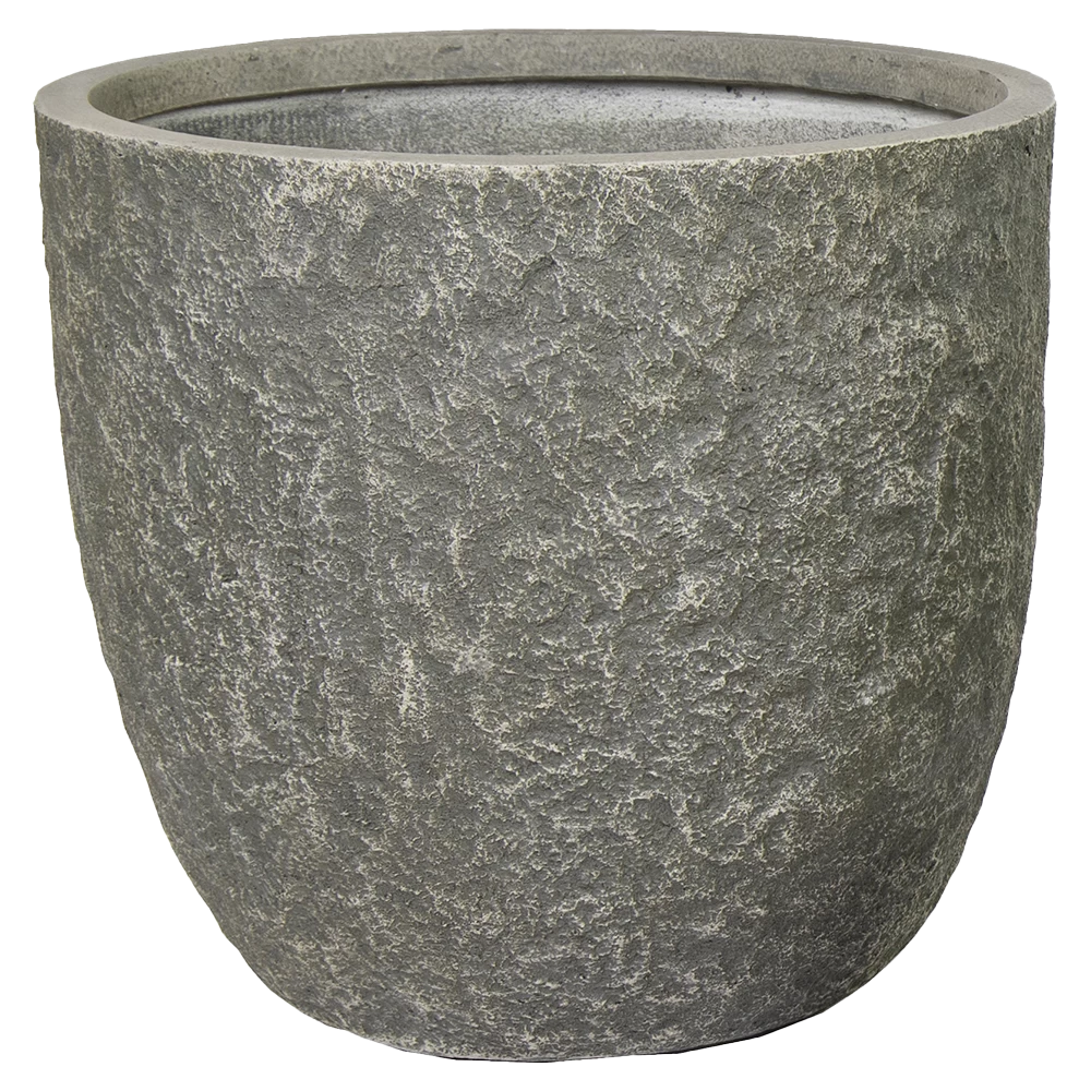 Bloempot Colorado Egg - D32 X H31cm - Grijs 1 Bloempot Colorado Egg - D32 X H31cm - Grijs