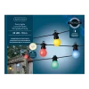 Lumineo Feestverlichting Lichtsnoer - Bolvorm - Twinkel Effect - 950cm - 20 LEDS - Multi