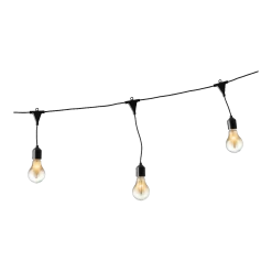 Lumineo Feestverlichting Lichtsnoer - Classic Vorm - 950cm - 20 LEDS Groot - Klassiek Warm -Tuin Verkoop feestverlichting lichtsnoer classic vorm 950cm 20 leds groot klassiek warm netstroom 5 3