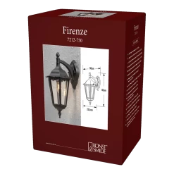 Konstsmide Firenze 230V Wandlamp Neerwaarts 48cm, E27 Max 1x 100W 5 Konstsmide Firenze 230V Wandlamp Neerwaarts 48cm, E27 Max 1x 100W -Tuin Verkoop firenze 230v wandlamp neerwaarts 48cm e27 max 1x 100w netstroom 3