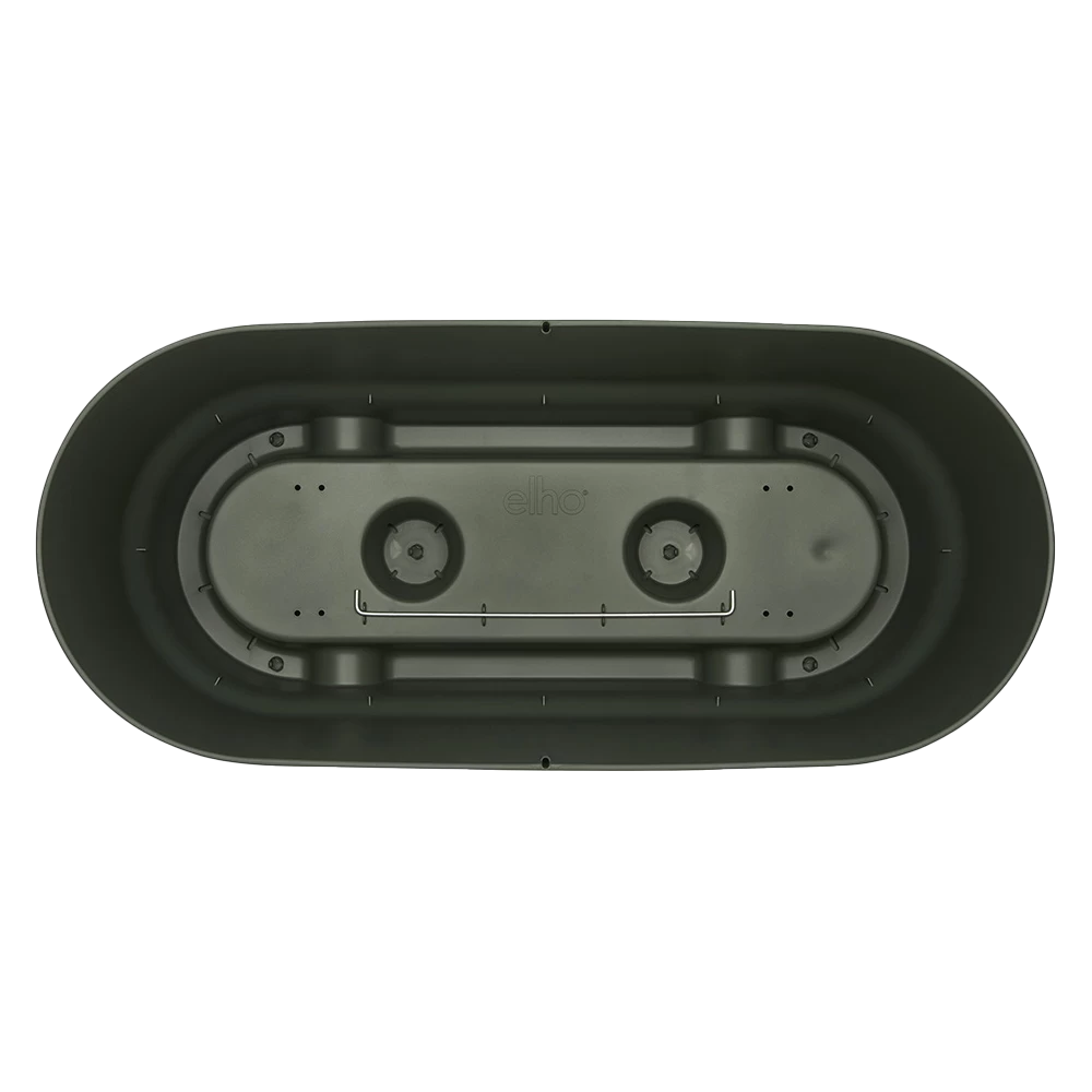 Bloembak Elho Greenville Terrace 60cm - Met Wielen - Bladgroen 3 Bloembak Elho Greenville Terrace 60cm - Met Wielen - Bladgroen - Afbeelding 3