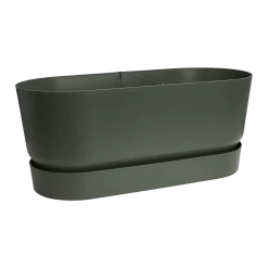 Bloembak Elho Greenville Terrace 80cm - Met Wielen - Bladgroen 8 Bloembak Elho Greenville Terrace 80cm - Met Wielen - Bladgroen -Tuin Verkoop greenville terrace trough 80cm wheels plantenbak bladgroen 3 10