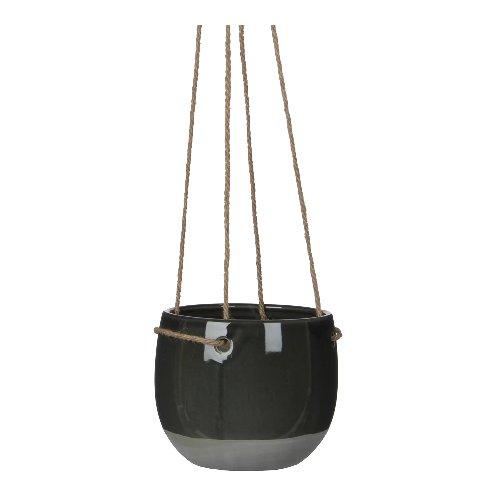 Hangpot Resa - D16,5 X H13,5cm - Donkergrijs