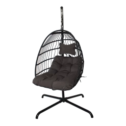 Hangstoel Norway - Inklapbaar - Zwart/Bruin