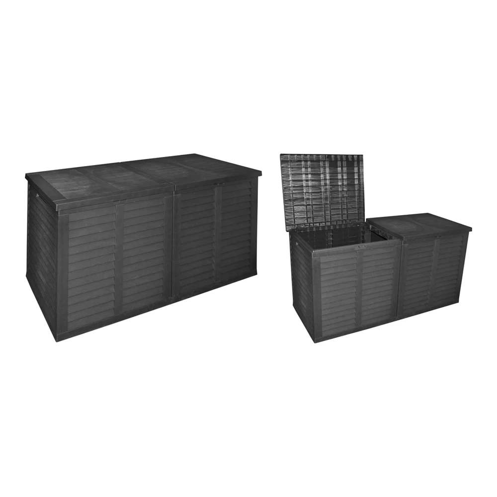 Kussenbox XXL 750 Liter - Donkergrijs - Tuinkist 1 Kussenbox XXL 750 Liter - Donkergrijs - Tuinkist