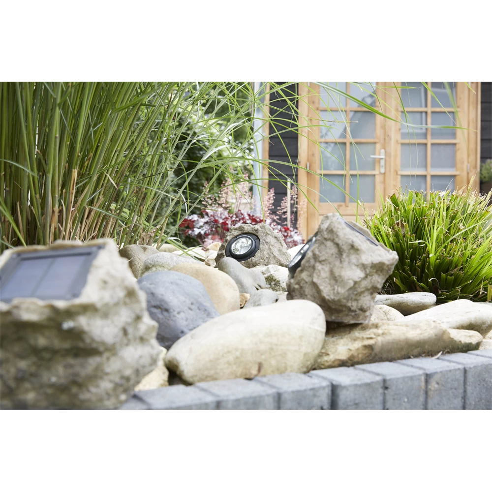 Luxform Hybride Solar Rotslamp Nebraska 15-30 Lumen - Afbeelding 2