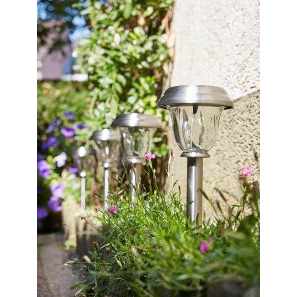 Luxform Hybride Solar Tuinlamp Vermont 10 Lumen - Afbeelding 2