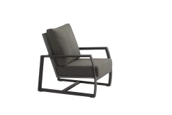 Mauritius Lounge Stoel - Antraciet - Incl. Kussens -Tuin Verkoop mauritius lounge stoel antraciet incl kussens 4 4