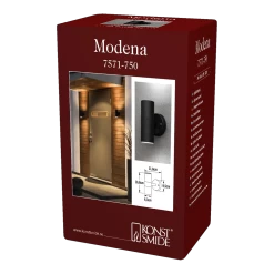 Konstsmide Modena 230V Wandlamp Twinspot 17cm, GU10, Max 2x 35W -Tuin Verkoop modena 230v wandlamp twinspot 17cm gu10 max 2x 35w netstroom 4