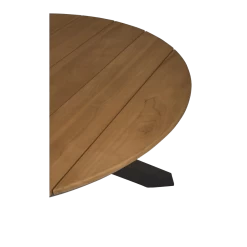 Omnigo Dining Tafel - 150 U00d8 Cm - Teak -Tuin Verkoop omnigo dining tafel 150 cm teak 2