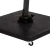 Parasolvoet Voor Zweefparasols Tierra - Gepolijst Graniet - Zwart - 90kg