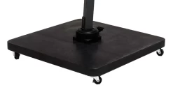 Parasolvoet Voor Zweefparasols Tierra - Gepolijst Graniet - Zwart - 90kg