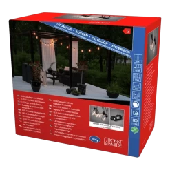 Partylight/Lichtsnoer Feestverlichting LED Dimbaar - 9.5m 20 LED's - Konstsmide -Tuin Verkoop partylight lichtsnoer feestverlichting led dimbaar 95m 20 led s konstsmide netstroom 5