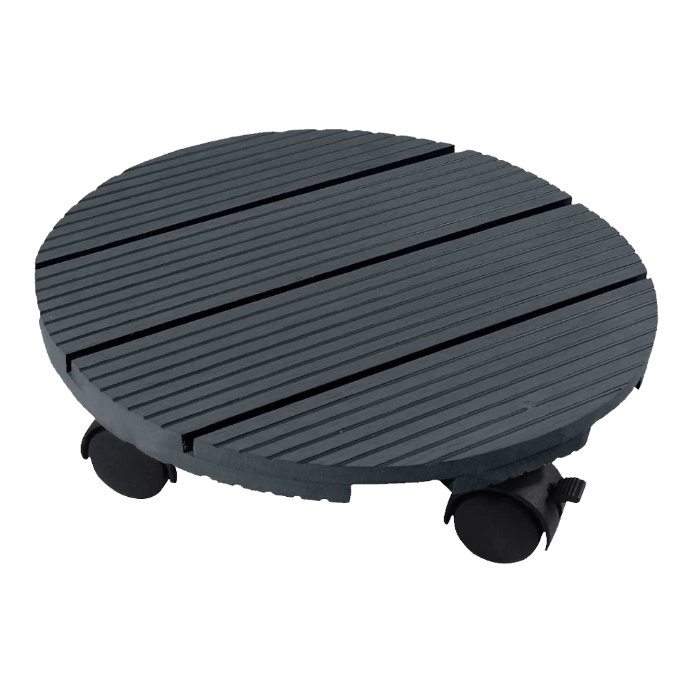 Plantentrolley Rond HKC - 30cm - Antraciet - Max. 50kg - Nature 1 Plantentrolley Rond HKC - 30cm - Antraciet - Max. 50kg - Nature