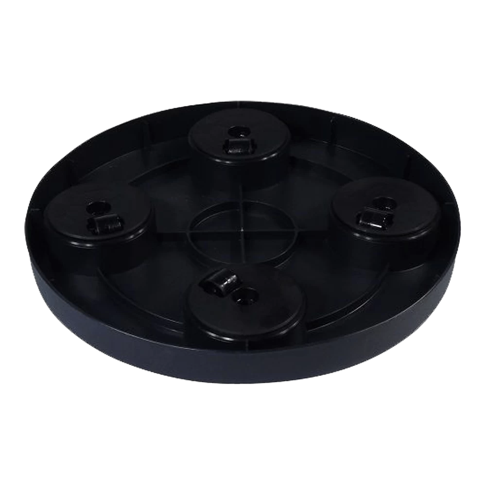 Plantentrolley Rond Kunststof 29cm - Antraciet - Max. 40kg - Nature 2 Plantentrolley Rond Kunststof 29cm - Antraciet - Max. 40kg - Nature - Afbeelding 2