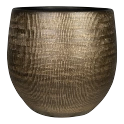 Bloempot Ryan - D42 X H38cm - Shiny Gold