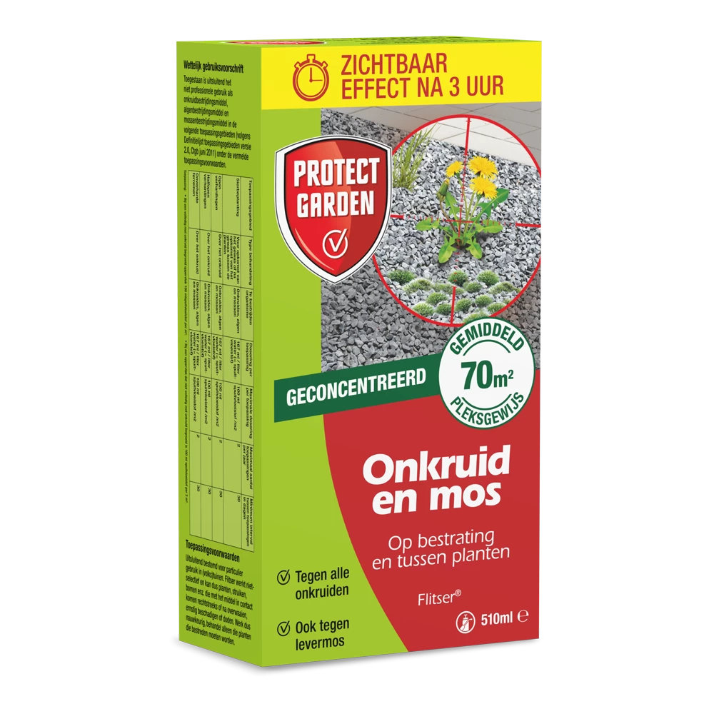 Protect Garden Flitser Concentraat 510ml - Onkruid En Aanslag 1 Protect Garden Flitser Concentraat 510ml - Onkruid En Aanslag