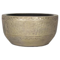 Plantenschaal Fien - D24 X H12cm - Goud