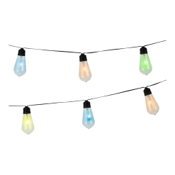 Lumineo Solar Feestverlichting Lichtsnoer - Flashing Effect - 180cm - 10 LEDS - Multi -Tuin Verkoop solar feestverlichting lichtsnoer flashing effect 180cm 10 leds multi solar 3 3