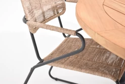 Swing Dining Stoel - Naturel -Tuin Verkoop swing dining stoel naturel 6 3