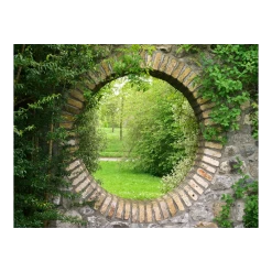 Tuinposter Stenendoorkijk - L - 120x90cm