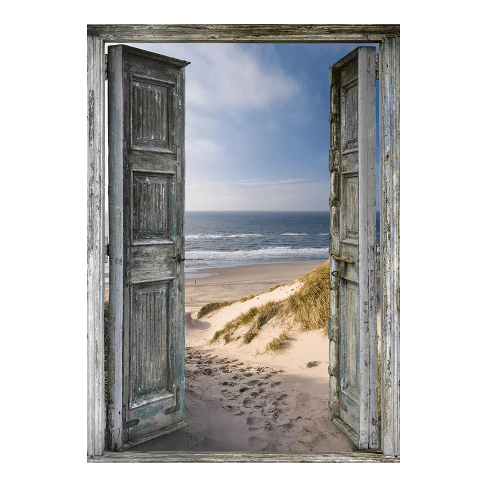 Tuinposter Stranddeur - 60x80cm 1 Tuinposter Stranddeur - 60x80cm