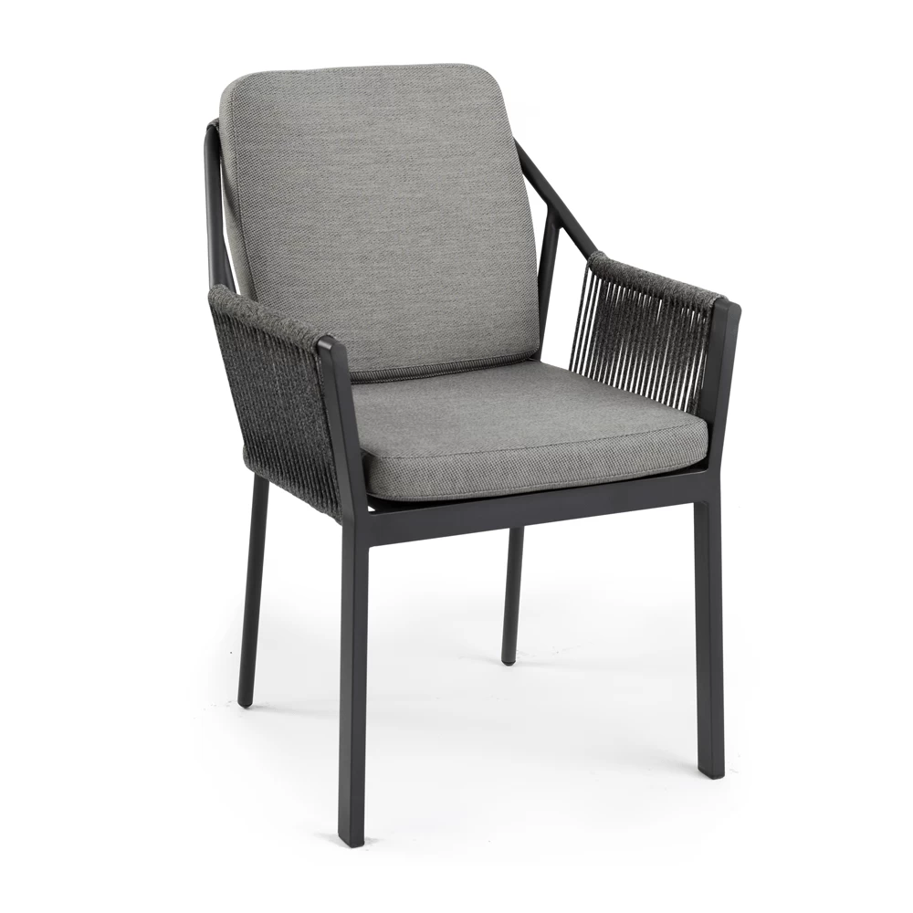 Tuinstoel Liv - Dining Stoel - Charcoal 1 Tuinstoel Liv - Dining Stoel - Charcoal